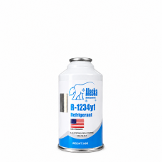 Фреон R-1234YF (нетто 340g) ALASKA USA standard одноразовий балон із клапаном