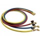 Шланг заправний з краном VRP-С-RYB  120 cm Value (комплект 3шт)