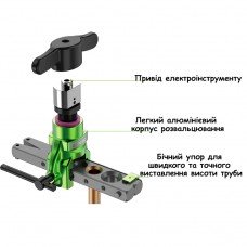  Вальцовка EF-2LM  Wipcool (під електроінструмент)