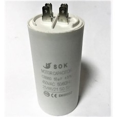 Конденсатор пусковой, рабочий СВВ60 55 мкФ, 450В., (±5%)