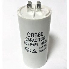 Конденсатор пусковой, рабочий СВВ60 80 мкФ, 450В., (±5%)