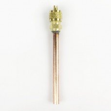 Заправний клапан Шредера 1/4 з довжиною трубки 50 mm. та товщиною 0,60mm.