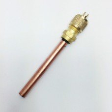 Заправний клапан Шредера 1/4 з довжиною трубки 60 mm. та товщиною 0,60mm.