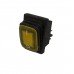 Кнопка FiLN (250v, 16a) 4 контакти, із захистом, жовта